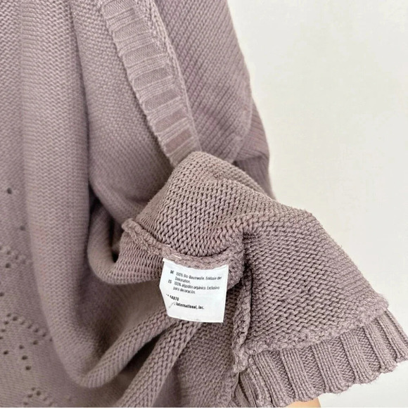 Tentree Womens Medium Anoba Open  Cotton Cardigan - Picture 12 of 15